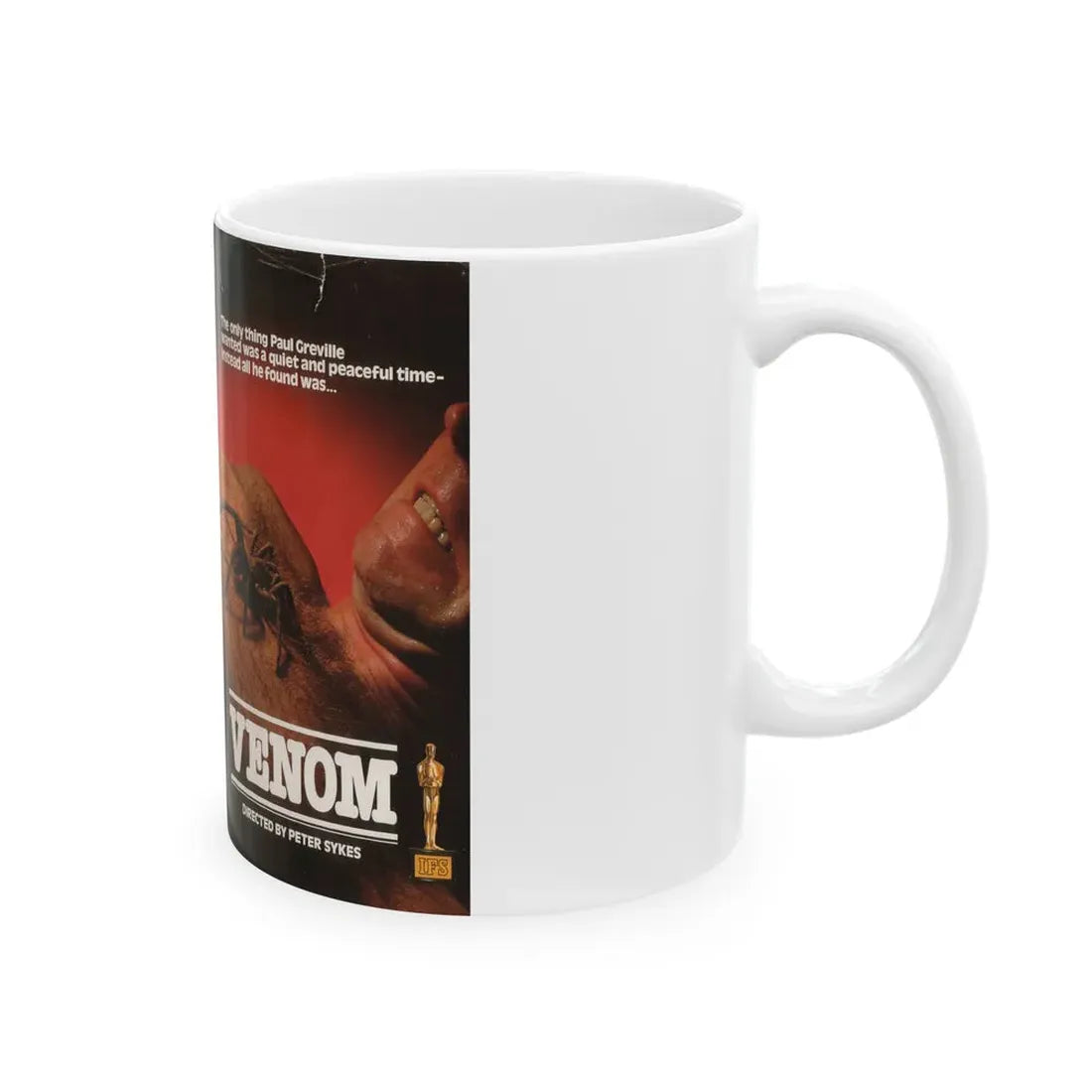VENOM (VHS COVER) - White Coffee Mug - Go Mug Yourself