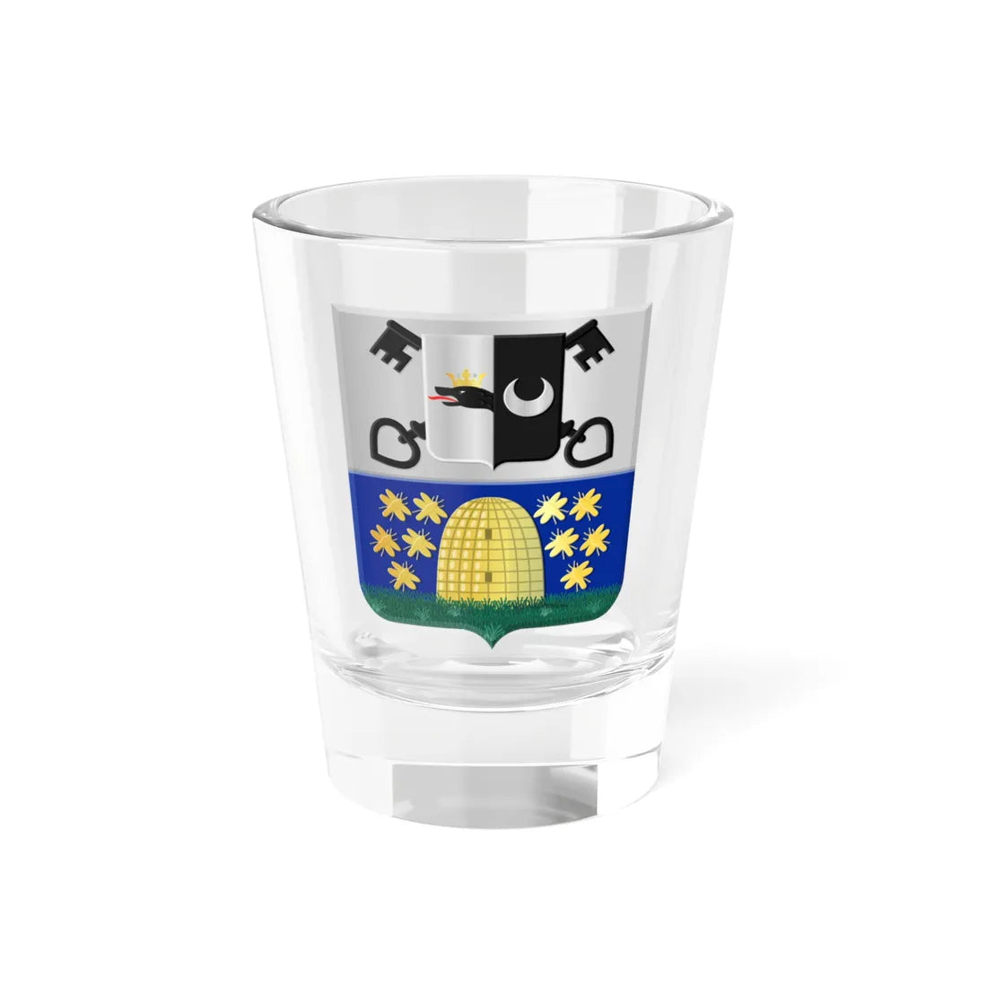 Venray wapen (Netherlands) (Coat of Arms) Shot Glass 1.5oz 1.5oz - Go Mug Yourself