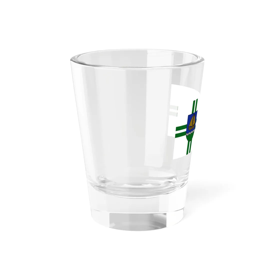 Ventspils novada karogs (Latvia) Shot Glass 1.5oz - Go Mug Yourself