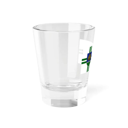 Ventspils novada karogs (Latvia) Shot Glass 1.5oz - Go Mug Yourself