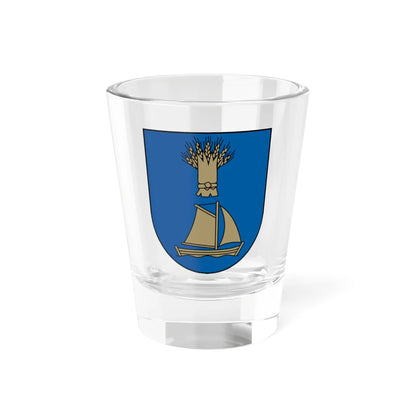 Ventspils rajona ģerbonis (Latvia) (Coat of Arms) Shot Glass 1.5oz 1.5oz - Go Mug Yourself