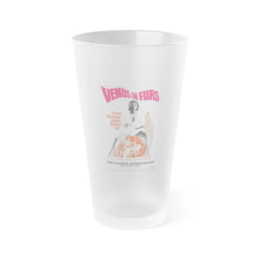 VENUS IN FURS (Franco) 1969 Movie Poster - Frosted Pint Glass 16oz-16oz-Frosted-Go Mug Yourself