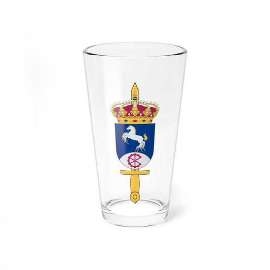 Verkstadsadministrativt centrum vapen (Sweden) (Coat of Arms) Pint Glass 16oz 16oz - Go Mug Yourself