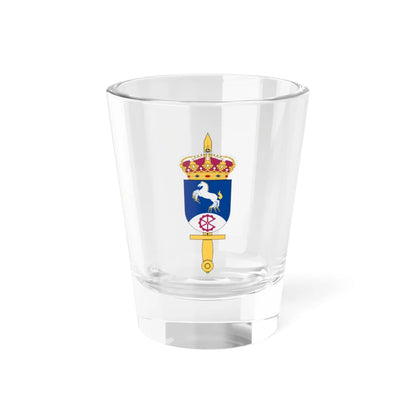 Verkstadsadministrativt centrum vapen (Sweden) (Coat of Arms) Shot Glass 1.5oz 1.5oz - Go Mug Yourself