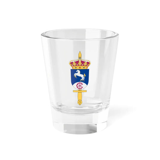 Verkstadsadministrativt centrum vapen (Sweden) (Coat of Arms) Shot Glass 1.5oz 1.5oz - Go Mug Yourself