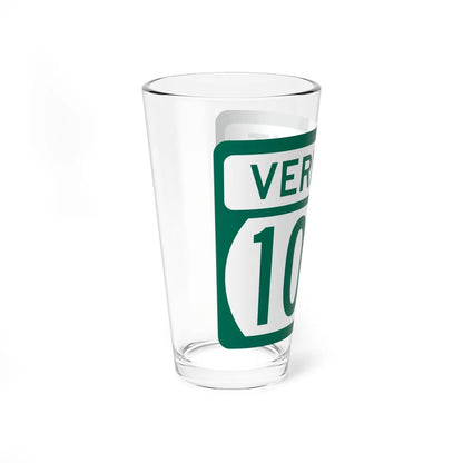 Vermont 100B (Vermont) (Road Sign) Pint Glass 16oz - Go Mug Yourself