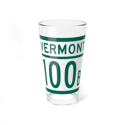 Vermont 100B (Vermont) (Road Sign) Pint Glass 16oz - Go Mug Yourself