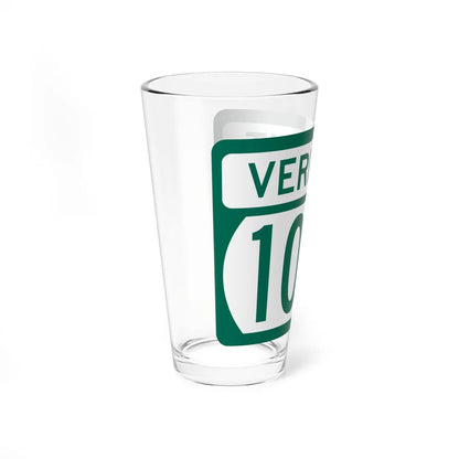 Vermont 100C (Vermont) (Road Sign) Pint Glass 16oz - Go Mug Yourself
