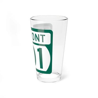 Vermont 101 (Vermont) (Road Sign) Pint Glass 16oz - Go Mug Yourself