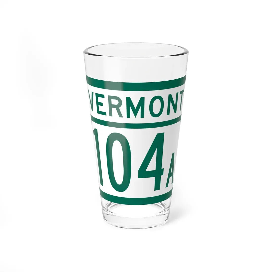 Vermont 104A (Vermont) (Road Sign) Pint Glass 16oz 16oz - Go Mug Yourself