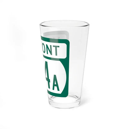 Vermont 104A (Vermont) (Road Sign) Pint Glass 16oz - Go Mug Yourself