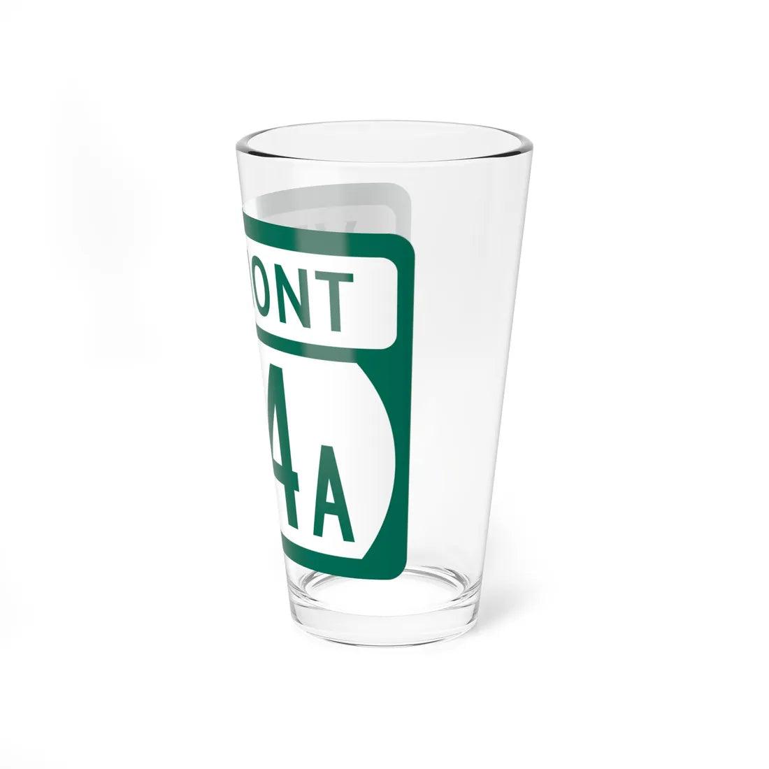 Vermont 104A (Vermont) (Road Sign) Pint Glss 16oz - Go Mug Yourself