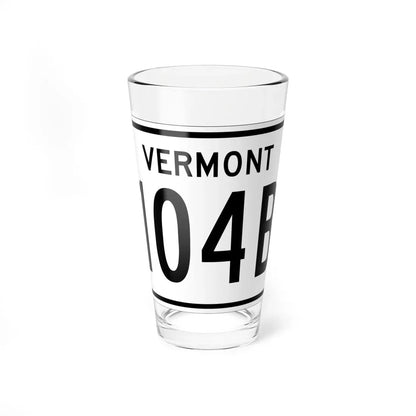 Vermont 104B 1955 (Vermont) (Road Sign) Pint Glass 16oz 16oz - Go Mug Yourself