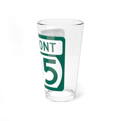Vermont 105 (Vermont) (Road Sign) Pint Glass 16oz - Go Mug Yourself