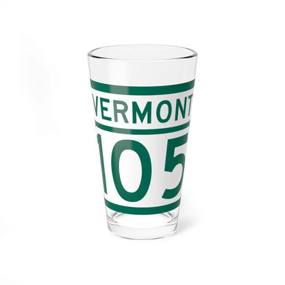 Vermont 105 (Vermont) (Road Sign) Pint Glss 16oz 16oz - Go Mug Yourself