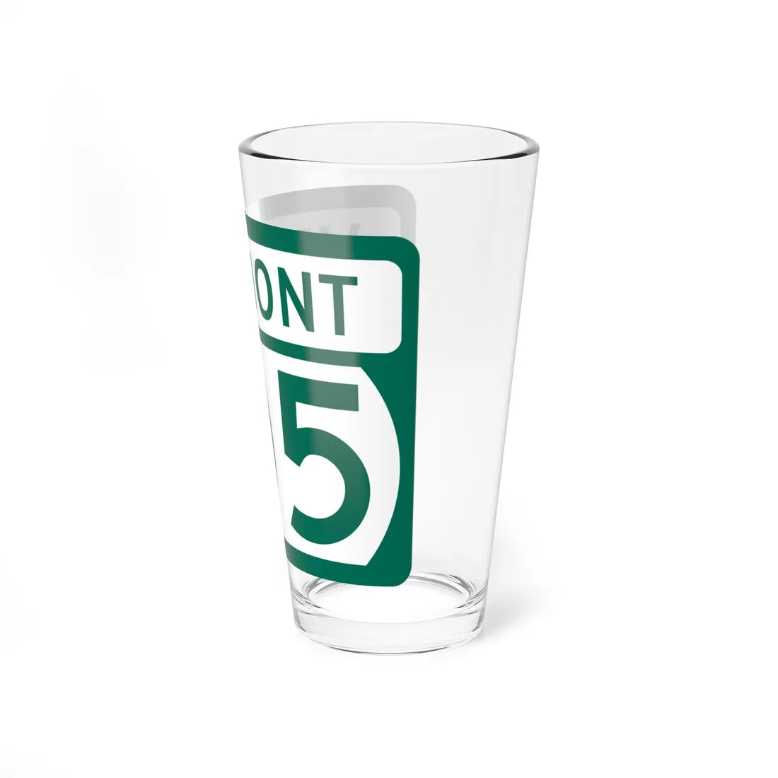 Vermont 105 (Vermont) (Road Sign) Pint Glss 16oz - Go Mug Yourself