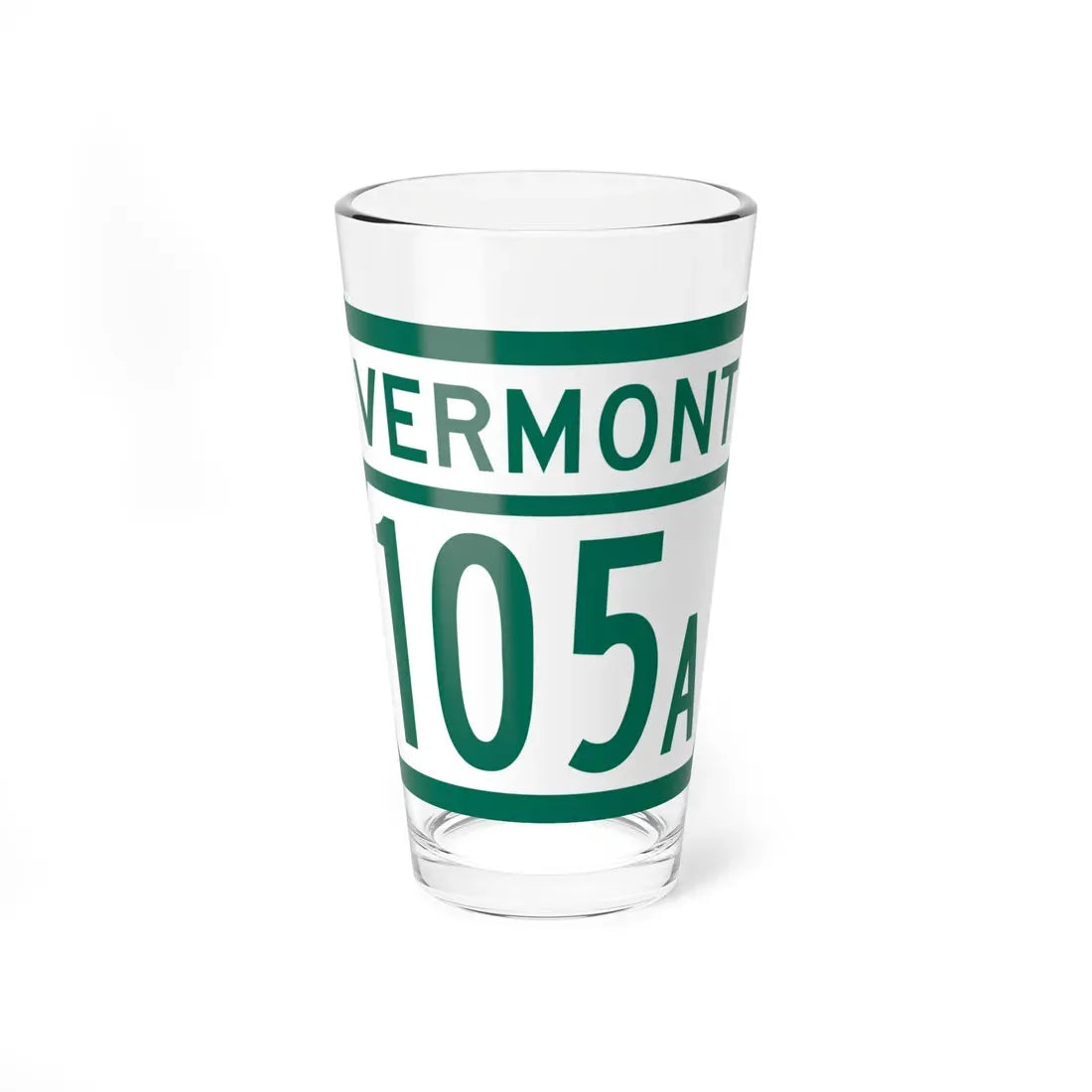 Vermont 105A (Vermont) (Road Sign) Pint Glass 16oz 16oz - Go Mug Yourself
