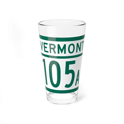 Vermont 105A (Vermont) (Road Sign) Pint Glass 16oz 16oz - Go Mug Yourself