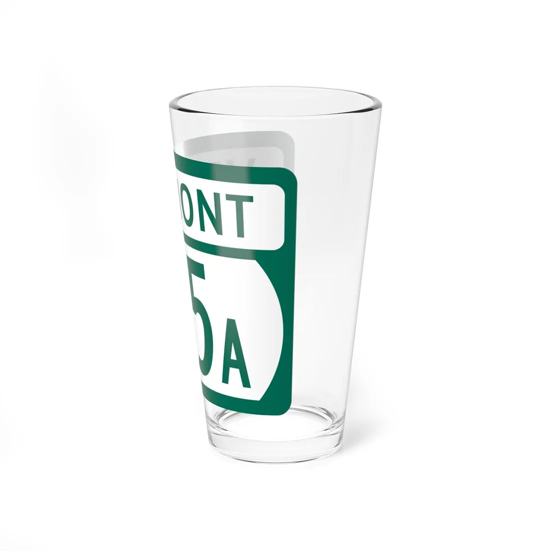 Vermont 105A (Vermont) (Road Sign) Pint Glss 16oz - Go Mug Yourself