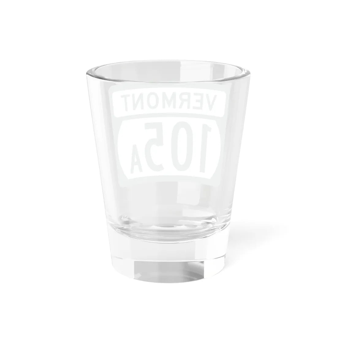 Vermont 105A (Vermont) (Road Sign) Shot Glass 1.5oz - Go Mug Yourself