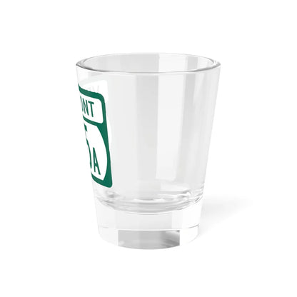 Vermont 105A (Vermont) (Road Sign) Shot Glass 1.5oz - Go Mug Yourself