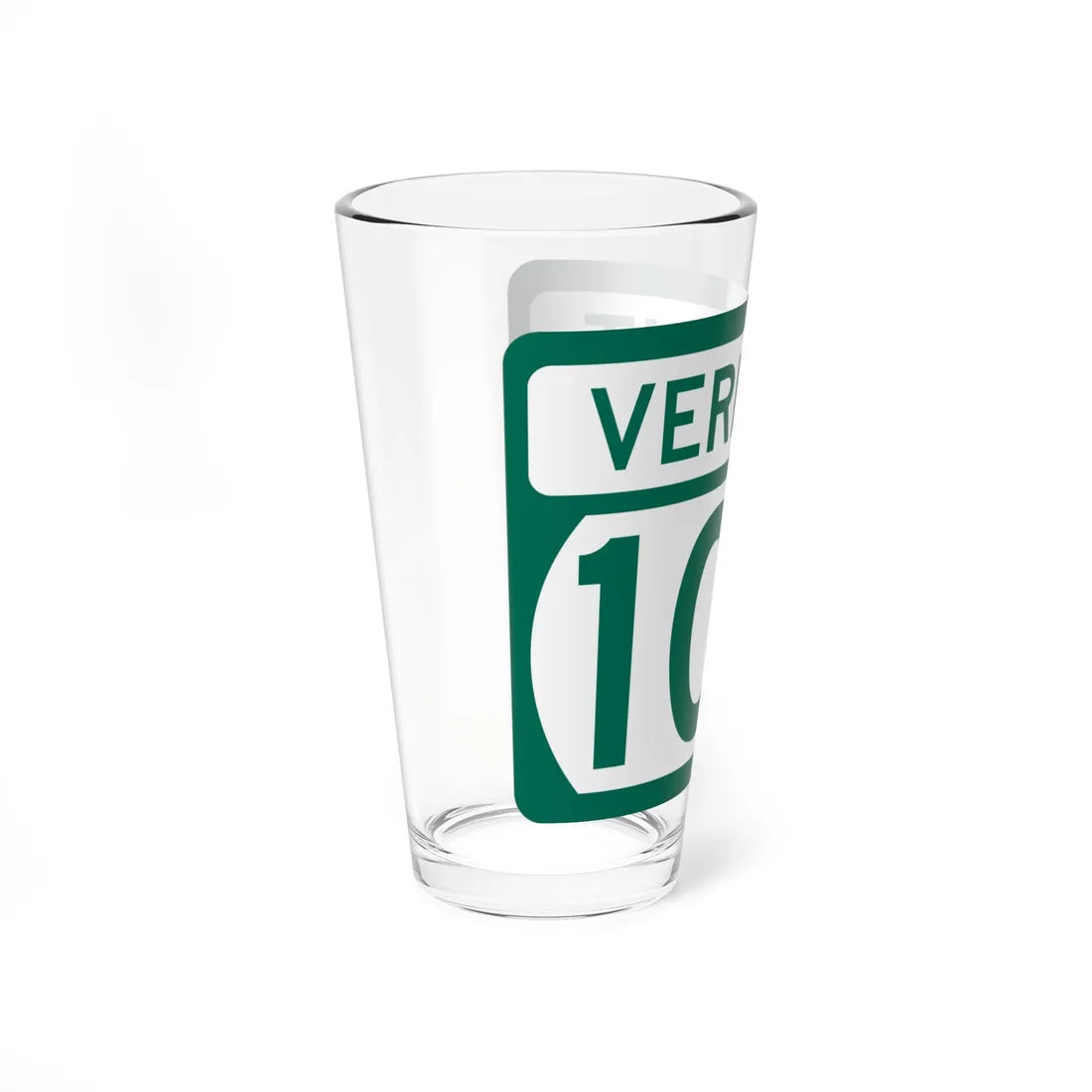 Vermont 107 (Vermont) (Road Sign) Pint Glss 16oz - Go Mug Yourself