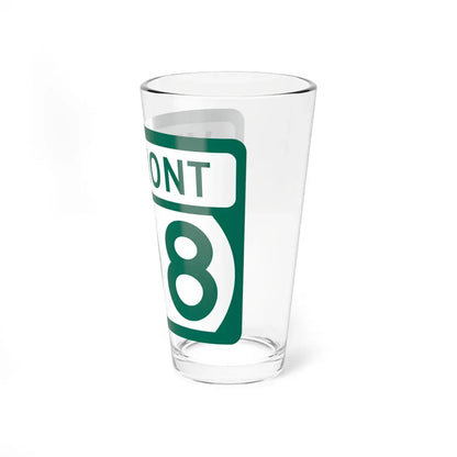 Vermont 108 (Vermont) (Road Sign) Pint Glass 16oz - Go Mug Yourself