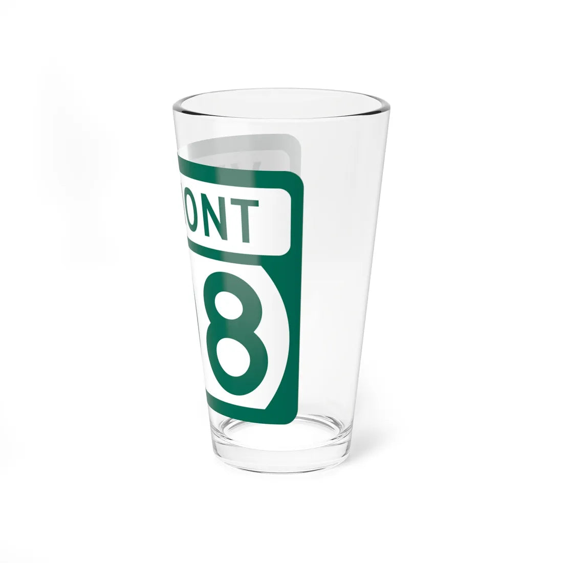 Vermont 108 (Vermont) (Road Sign) Pint Glss 16oz - Go Mug Yourself
