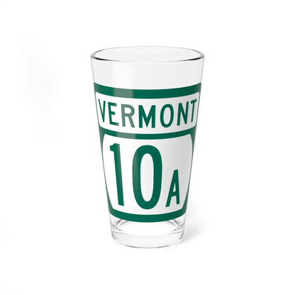 Vermont 10A (Vermont) (Road Sign) Pint Glass 16oz 16oz - Go Mug Yourself