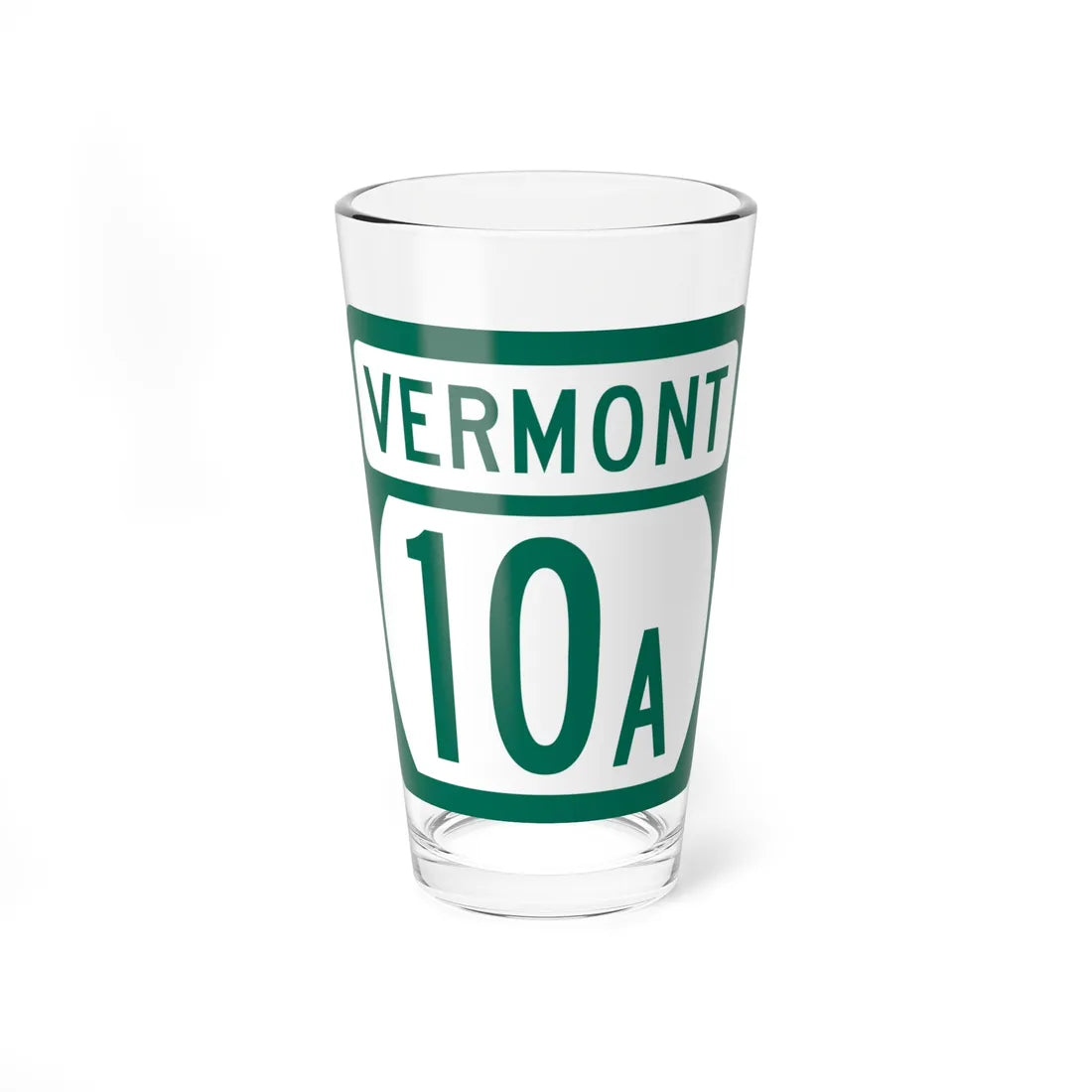 Vermont 10A (Vermont) (Road Sign) Pint Glss 16oz 16oz - Go Mug Yourself