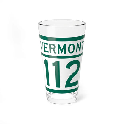 Vermont 112 (Vermont) (Road Sign) Pint Glss 16oz 16oz - Go Mug Yourself