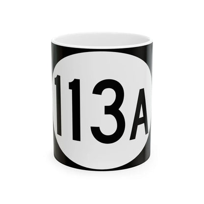 Vermont 113A (Vermont) (Road Sign) White Coffee Mug 11oz - Go Mug Yourself