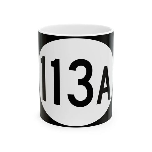 Vermont 113A (Vermont) (Road Sign) White Coffee Mug 11oz - Go Mug Yourself