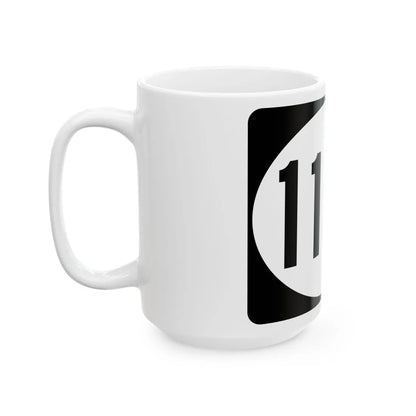 Vermont 113A (Vermont) (Road Sign) White Coffee Mug - Go Mug Yourself