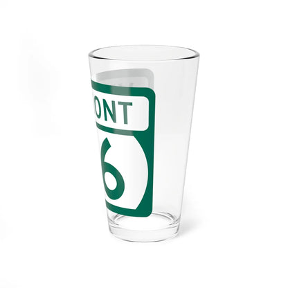 Vermont 116 (Vermont) (Road Sign) Pint Glss 16oz - Go Mug Yourself