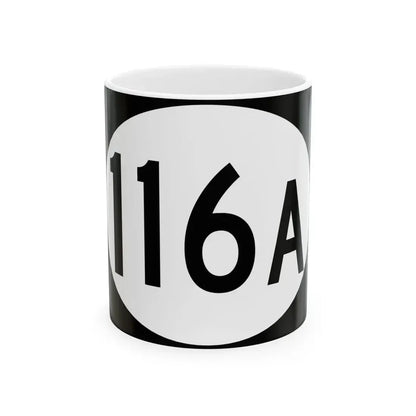 Vermont 116A (Vermont) (Road Sign) White Coffee Mug 11oz - Go Mug Yourself