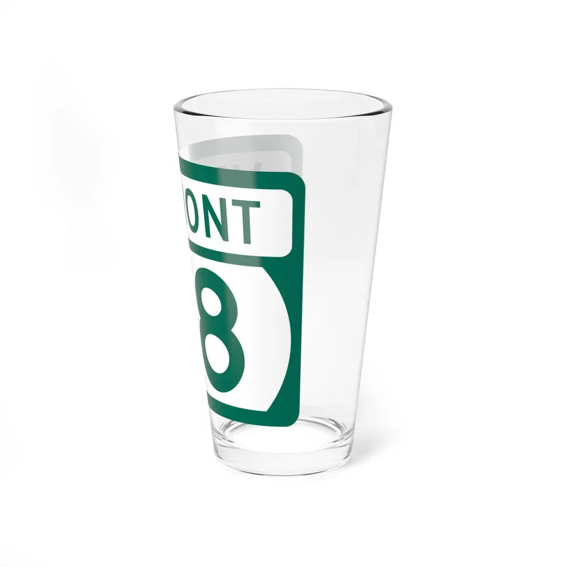 Vermont 118 (Vermont) (Road Sign) Pint Glass 16oz - Go Mug Yourself