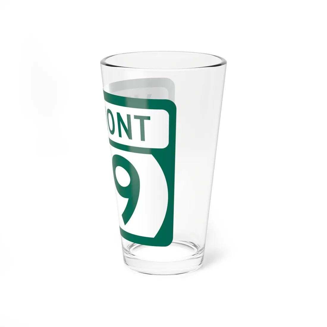 Vermont 119 (Vermont) (Road Sign) Pint Glss 16oz - Go Mug Yourself