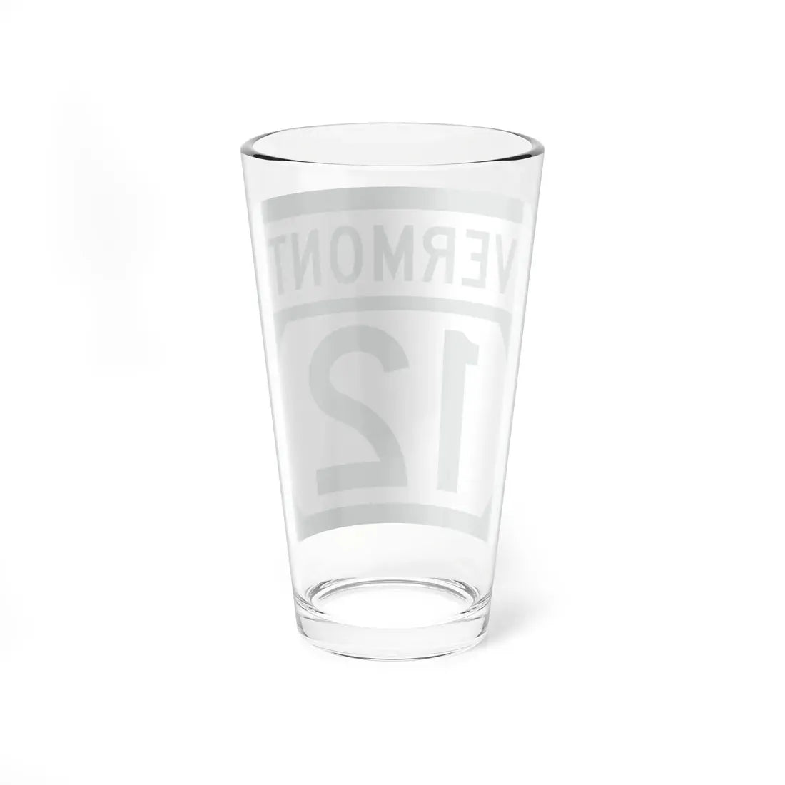 Vermont 12 (Vermont) (Road Sign) Pint Glass 16oz - Go Mug Yourself