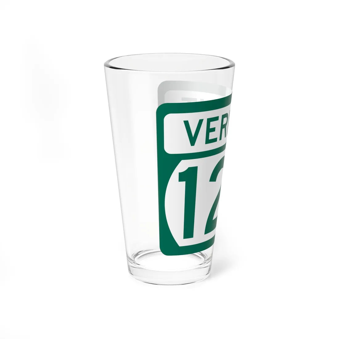 Vermont 120 (Vermont) (Road Sign) Pint Glss 16oz - Go Mug Yourself