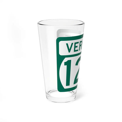 Vermont 120 (Vermont) (Road Sign) Pint Glss 16oz - Go Mug Yourself