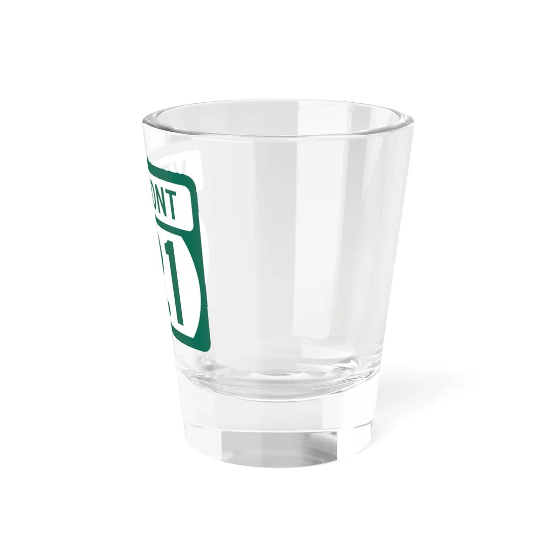 Vermont 121 (Vermont) (Road Sign) Shot Glass 1.5oz - Go Mug Yourself