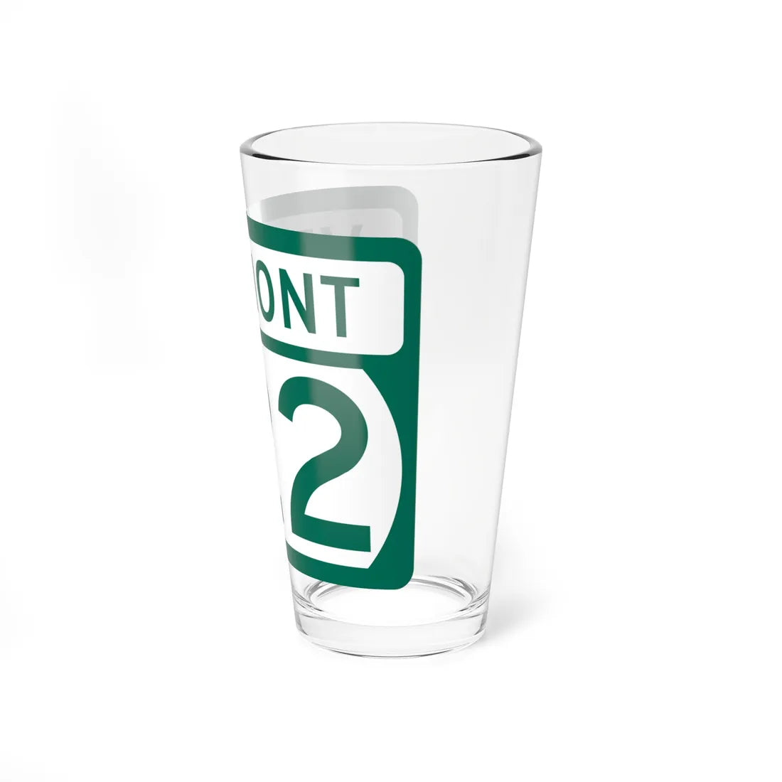 Vermont 122 (Vermont) (Road Sign) Pint Glss 16oz - Go Mug Yourself