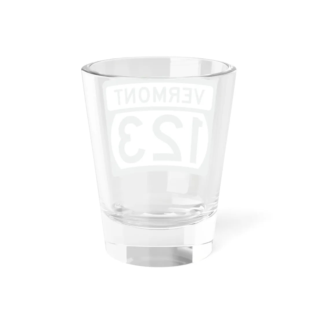 Vermont 123 (Vermont) (Road Sign) Shot Glass 1.5oz - Go Mug Yourself
