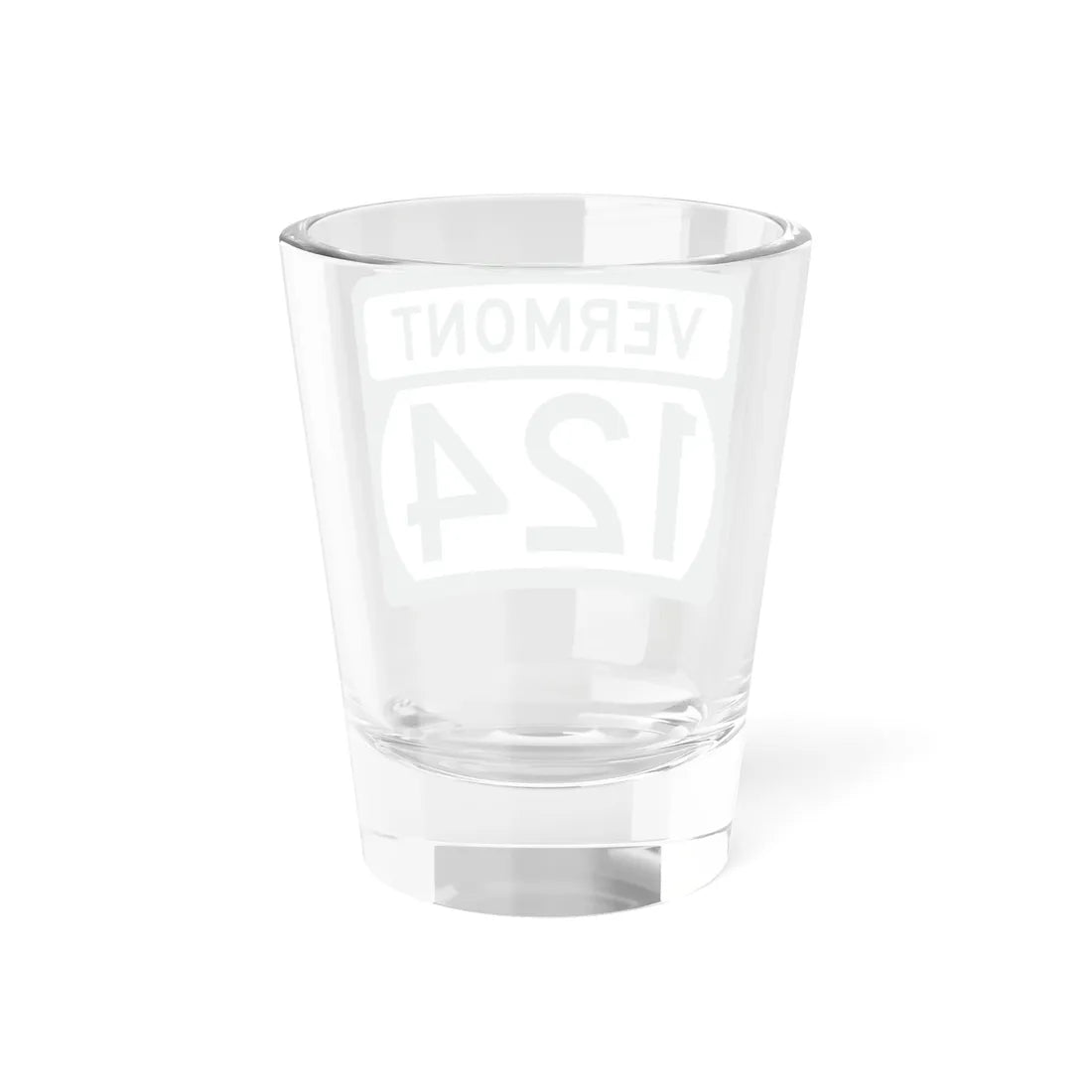 Vermont 124 (Vermont) (Road Sign) Shot Glass 1.5oz - Go Mug Yourself