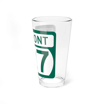 Vermont 127 (Vermont) (Road Sign) Pint Glass 16oz - Go Mug Yourself