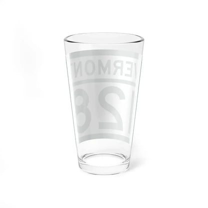 Vermont 128 (Vermont) (Road Sign) Pint Glass 16oz - Go Mug Yourself
