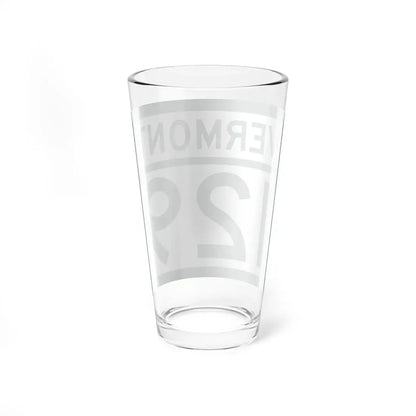 Vermont 129 (Vermont) (Road Sign) Pint Glass 16oz - Go Mug Yourself