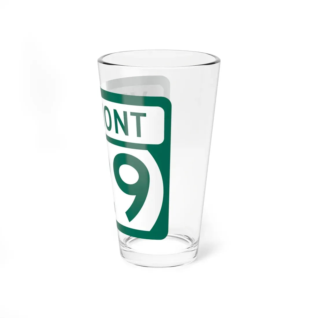 Vermont 129 (Vermont) (Road Sign) Pint Glass 16oz - Go Mug Yourself