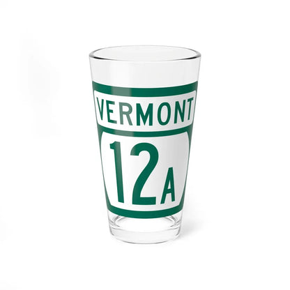 Vermont 12A (Vermont) (Road Sign) Pint Glass 16oz 16oz - Go Mug Yourself
